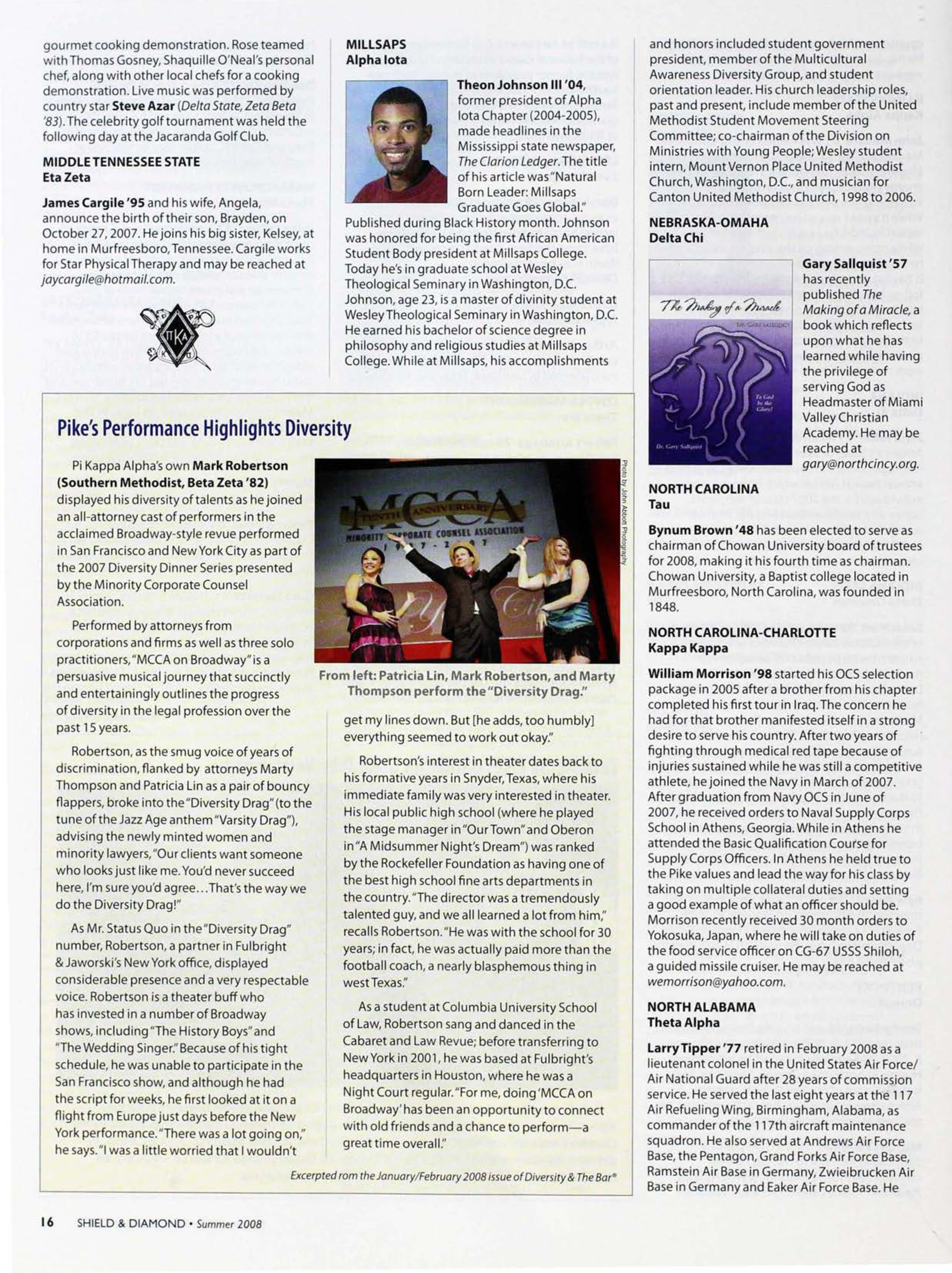 Pike's Performance Highlights Diversity